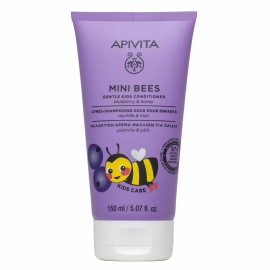 Apivita Apivita Mini Bees Gentle Kids Conditioner Bluberry & Honey-Μαλακτική Κρέμα Μαλλιών για Παιδιά με Μύρτιλο & Μέλι, 150ml