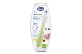 Chicco Κουτάλι Σιλικόνης Soft 6m+ Πράσινο 0% BPA 1τμχ [06828-51]