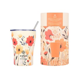 Estia Θερμός Ανοξείδωτος Coffee Mug Save The Aegean 350ml Summer Reverie 01-23003