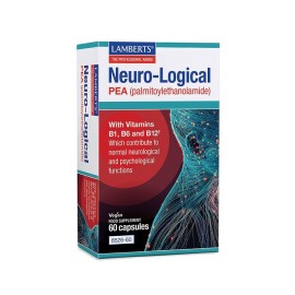 Lamberts Neuro-Logical, Συμπλήρωμα Διατροφής Για Την Φυσιολογική Λειτουργία Του Νευρικού Συστήματος & Την Ψυχολογική Λειτουργία 60caps.