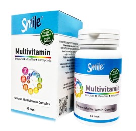 Smile Multivitamin Complex Πολυβιταμινούχο Συμπλήρωμα Διατροφής 60 Κάψουλες