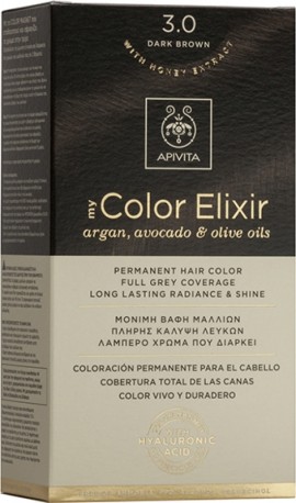 Apivita My Color Elixir Βαφή Μαλλιών 3.0 Καστανό Σκούρο 1τμχ