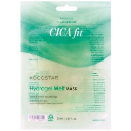 Kocostar Cica Fit Hydrogel Melt Mask Μάσκα Προσώπου με Centella Asiatica & Green Tea 1τεμ