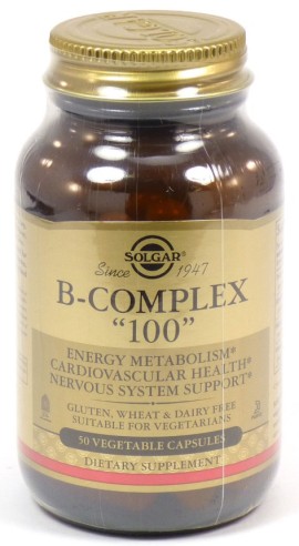 Solgar Formula B -Complex 100 Συμπλήρωμα Διατροφής Φόρμουλας B -Complex 50 Φυτικές Κάψουλες