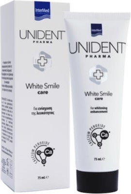 Intermed Unident Pharma White Smile Care Οδοντόκρεμα Για Ενίσχυση Της Λευκότητας Των Δοντιών 75ml