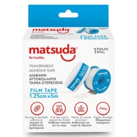 Matsuda Film Tape Διάφανη Αυτοκόλλητη Ταινία 1,25cmx5m 1 ρολλό