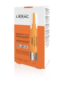 Lierac Mesolift C15 Concentre Extemporane Revitalisant Anti Fatigue Συμπύκνωμα Με Ενεργά Συστατικά Κατά Της Κούρασης 2x15ml