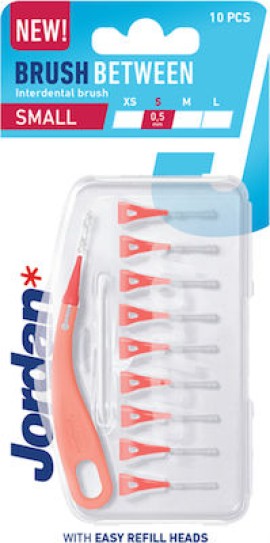 Jordan Brush Between Interdental Small (0,5mm) Μεσοδόντια Βουρτσάκια 10τμχ