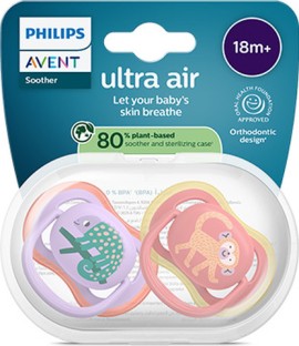 Philips Avent Ultra Air Σετ Σιλικονούχες Πιπίλες Για 18+ Μηνών