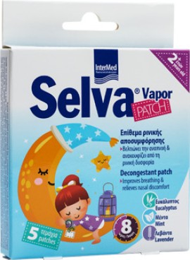 Intermed Selva Vapor Patch 5 Τεμάχια Επίθεμα Ρινικής Αποσυμφόρησης