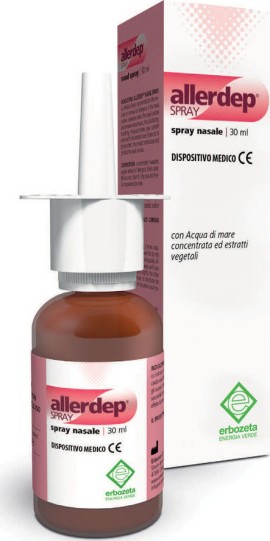 Erbozeta Allerdep Nasal Spray Ρινικό Σπρέι με Αντιαλλεργικές, Αναπλαστικές & Αντιφλεγμονώδεις Ιδιότητες 30ml
