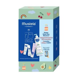 Mustela Promo Happy Baby-Day Gentle Cleansing Gel 750ml,Κρέμα Αλλαγής Πάνας 100ml,Hydra Bebe Facial Cream 40ml με ΔΩΡΟ Hydra Bebe Body Lotion 50ml + Car Sticker Baby On Board