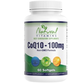 Natural Vitamins CoQ10 100mg 60softgels