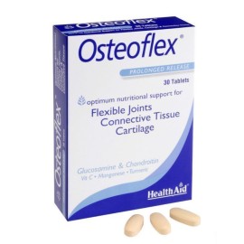 Health Aid  Osteoflex (prolonged release)  Συμπλήρωμα Διατροφής Βραδείας Αποδέσμευσης με Γλυκοζαμίνη & Χονδροϊτίνη για Υγιείς Αρθρώσεις blister 30 Ταμπλέτες