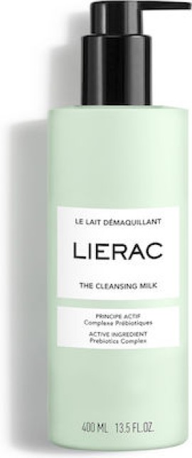 Lierac The Cleansing Milk Prebiotics Complex,Γαλάκτωμα Ντεμακιγιάζ Με Πρεβιοτικά 400ml