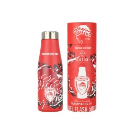 Estia Ανοξείδωτος Θερμός Travel Flask Olympiacos Bc Edition Together We Fight 500ml 00-27162