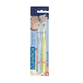 Curaprox Kids Ultra Soft Limited Edition Παιδική Οδοντόβουρτσα 4-12ετών 2τεμ