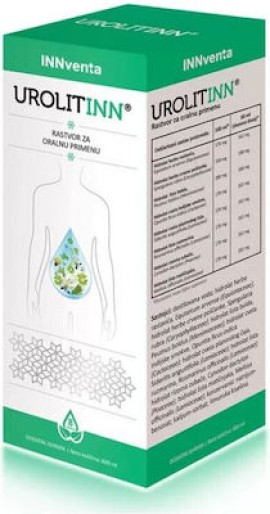 Innventa Urolitinn Πόσιμο Διάλυμα για τη Θεραπεία και Πρόληψη της Ουρολιθίασης, 600ml