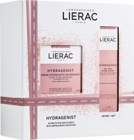 Lierac  Xmas Set Hydragenist Creme Hydratante Oxygenante-Ενυδατική Κρέμα Οξυγόνωσης & Επαναπύκνωσης για Κανονικές Προς Ξηρές Επιδερμίδες 50ml + Yeux Serum-Τζελ Ματιών Ενυδάτωσης & Λείανσης 15ml