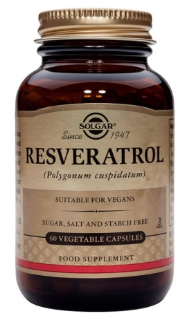 Solgar Resveratrol 100mg 60 Φυτικές Κάψουλες