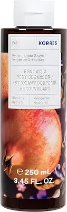 Korres Pomegranate Αφρόλουτρο με Τονωτικό Άρωμα Ρόδι 250ml