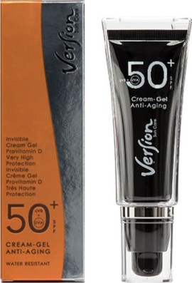 Version Sun Care Invisible Cream-Gel Antiaging SPF50+ Αντιηλιακή Αντιρυτιδική Κρέμα-Τζελ Προσώπου 50 ml