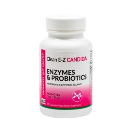 Dynamic Enzymes Clean E-Z Candida, 60 caps