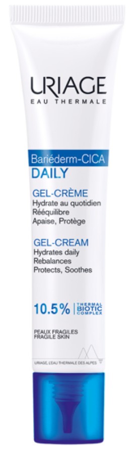 Uriage Bariederm-Cica Daily Gel Cream Ιδανική Για Ενυδάτωση Και Προστασία Του Ταλαιπωρημένου Και Ευαίσθητου Δέρματος 40ml