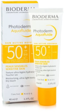 Bioderma Photoderm Aquafluide SPF50+ Dry Touch Αντηλιακή Προστασία με Ματ Υφή 40ml