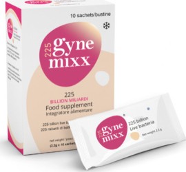 Gynemixx 225 Συμπλήρωμα Διατροφής με Προβιοτικά Κατάλληλο για την Περίοδο της Εγκυμοσύνης 10 φακελίσκοι