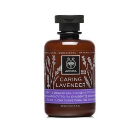 Apivita Caring Lavender Αφρόλουτρο για Ευαίσθητες Επιδερμίδες 300ml