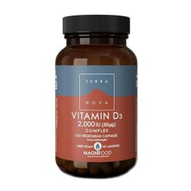 Terranova Vitamin D3 2000IU Complex 100caps