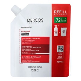 Vichy Dercos Energy Δυναμωτικό Σαμπουάν Kατά της Τριχόπτωσης Refill 400ml