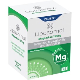Quest Liposomal Magnesium 150mg Orange Flavor 30sachets
