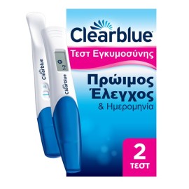 Clearblue Combo Pack Τεστ Εγκυμοσύνης Πρώιμος Έλεγχος & Ημερομηνία 2τεμ