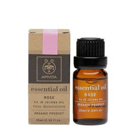 Apivita Essential Oil Αιθέριο Έλαιο Τριαντάφυλλο 10ml