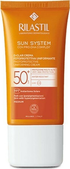 Rilastil Sun System D-clar Photoprotective Uniforming Cream Light SPF50+ 40ml