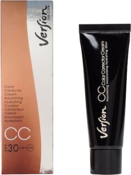 Version CC Color Corrector SPF30 Αντηλιακή Κρέμα Ημέρας με Χρώμα 50ml