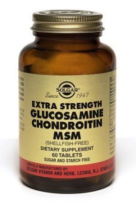 Solgar Extra Strength Glucosamine Chondroitin MSM Συμπλήρωμα Διατροφής Για Χόνδρους Και Αρθρώσεις 60 ταμπλέτες
