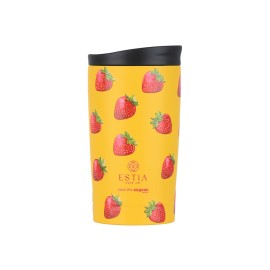 Estia Ανοξείδωτος Θερμός Travel Mug Save The Aegean 350ml Berry Bright 01-31862