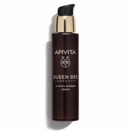 Apivita Queen Bee Longevity Serum Ορός Για Δράση Σε 12 Δείκτες Νεότητας 30ml
