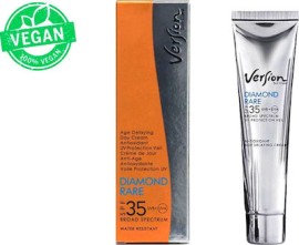 Version Sun Care Diamond Rare Age Delaying Day Cream Ισχυρή Αντηλιακή Αντιρυτιδική & Αντιοξειδωτική Κρέμα Ημέρας SPF35 60ml