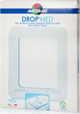 Master Aid Αυτοκόλλητα Επιθέματα Drop Med 17x15cm 3τμχ