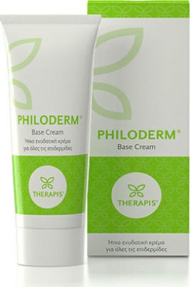 Therapis Philoderm Base Cream Ήπια Eνυδατική Kρέμα για Όλες τις Επιδερμίδες, 75ml