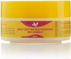 Anaplasis Body Butter Multi-Vitamin Big Bubble - Αναζωογόνηση & Σφριγηλότητα Σώματος Με Papaya, Goji Berry & Macademia 200ml