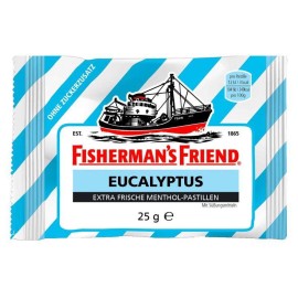 Fishermans Friend Original Καραμέλες με Γεύση Mινθόλης & Ευκάλυπτου Sugar Free 1τμχ