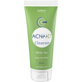 BODERM ACNAID CLEANSER 200ML White tea Καθαριστικό γαλάκτωμα ειδικά μελετημένο για την καθημερινή περιποίηση του προσώπου με λευκό τσάι 200m