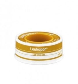 Leukoplast Leukopor Αυτοκόλλητη Eπιδεσμική Tαινία 1.25cmx5m 1τεμ