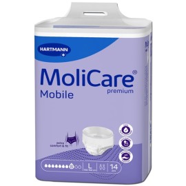 Hartmann MoliCare Premium Mobile Large Εσώρουχα Ακράτειας 8 Σταγόνες 14τεμ