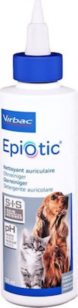 Virbac Epiotic Καθαριστικό Αυτιών σε Σταγόνες για Γάτες & Σκύλους 125ml